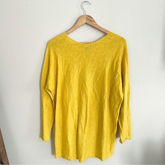 VINCE | long sleeve, V neck top, size medium 100% cotton - Picture 6 of 12